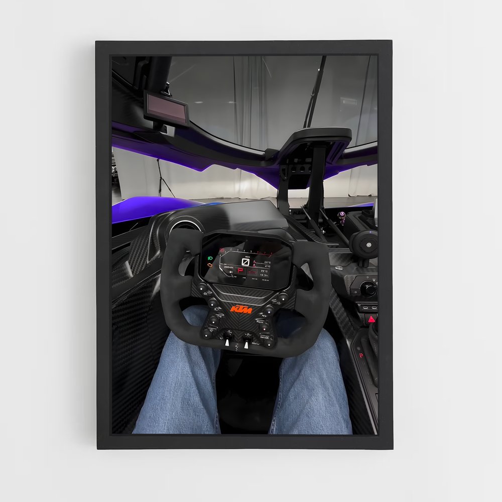 Poster Conduite Futuriste – affiche KTM (vue 2)